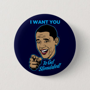 Jag önskar att du ska få stimulerade Obama som Knapp