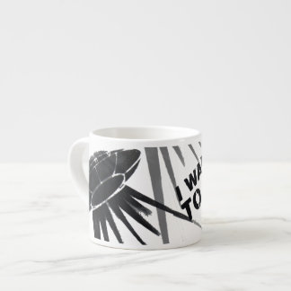 Jag önskar att gå den stora espressomuggen espressomugg