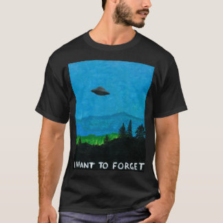 JAG ÖNSKAR ATT GLÖMMA T-tröjasvart Tee Shirt