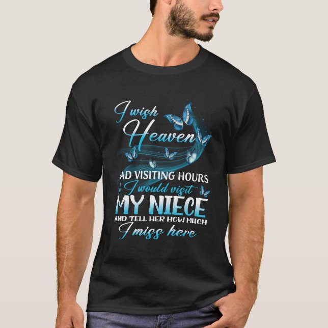 Jag önskar att himlen hade besökt timmar. t shirt (Framsida)