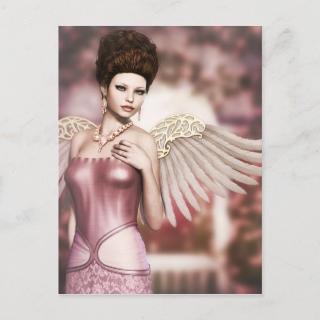 Jag önskar att jag hade en ängel... vykort (Framsida)