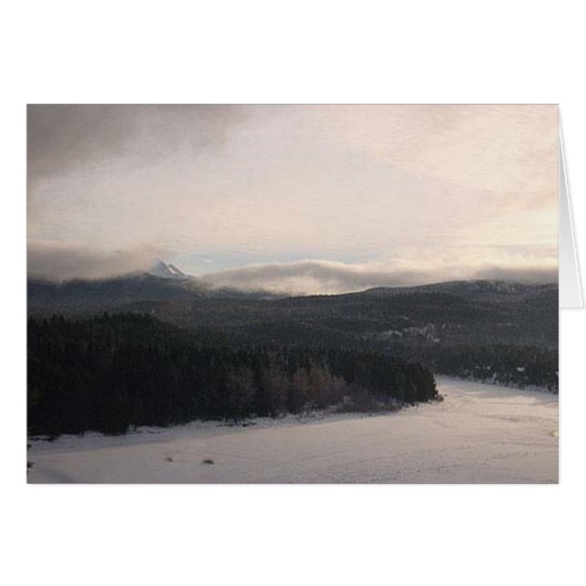 Jag önskar att jag hade en flod hälsningskort (Framsidan Horizontal)