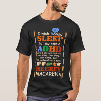 Jag önskar att jag kunde sova, men mina häpnadsväc t shirt