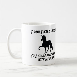 JAG ÖNSKAR ATT JAG VAR EN UNICORN KAFFEMUGG