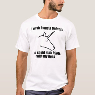 Jag önskar att jag var en Unicorn T-shirt
