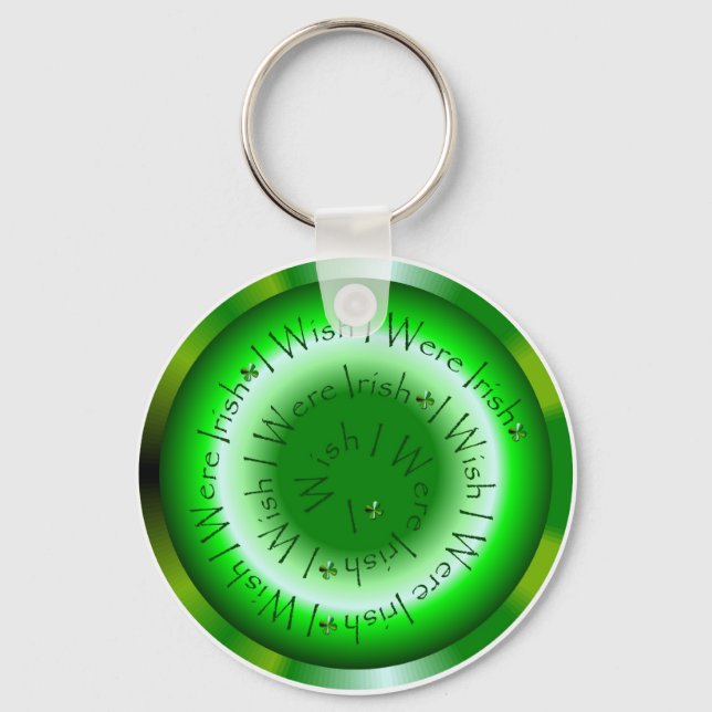 Jag önskar att jag var Irish 2 Keychain Nyckelring (Framsida)