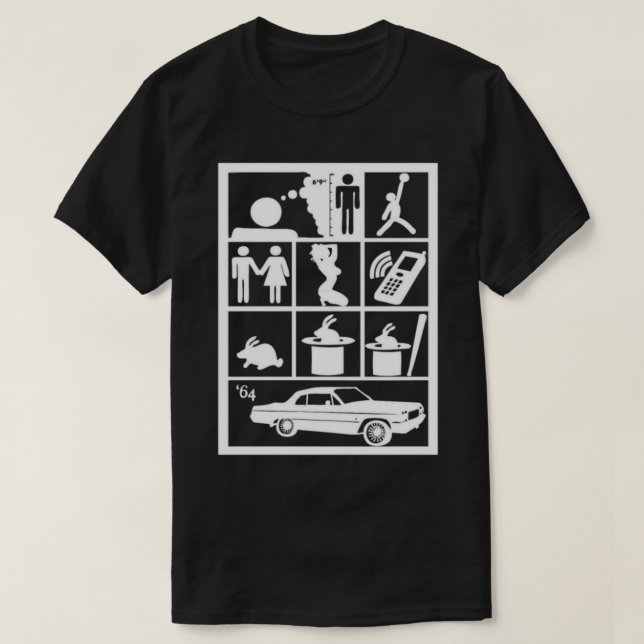 Jag önskar att jag var lite längre Classic T-Shirt (Design framsida)