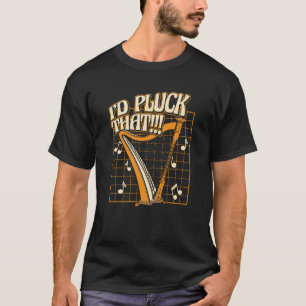 Jag önskar att Konghou Pedal Harpist Harp Pla T Shirt