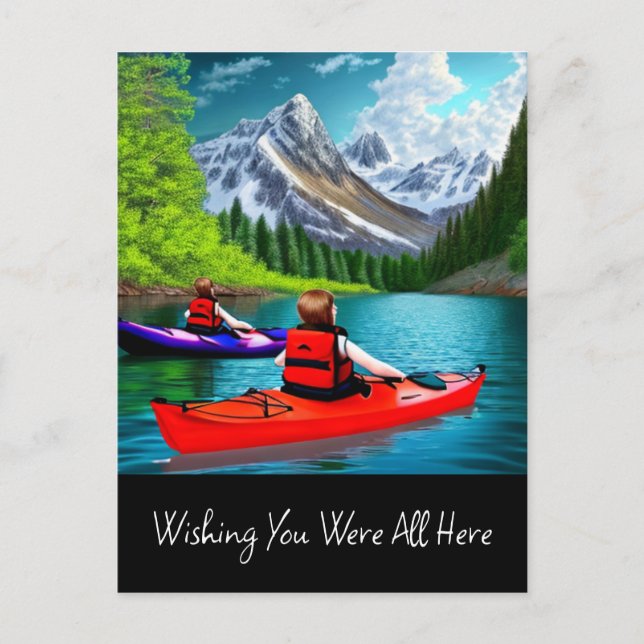 Jag önskar att ni var här vykort (Framsida)