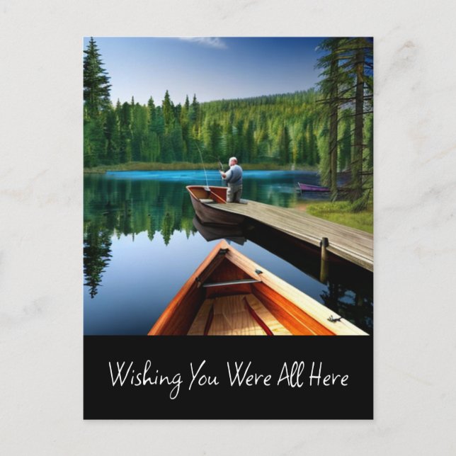 Jag önskar att ni var här vykort (Framsida)