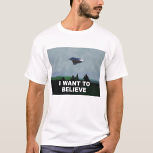 Jag önskar att tro ballongpojken tee shirt