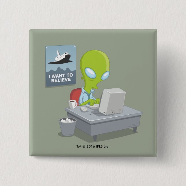 Jag önskar att tro knapp (Framsida)