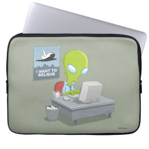 Jag önskar att tro laptop sleeve