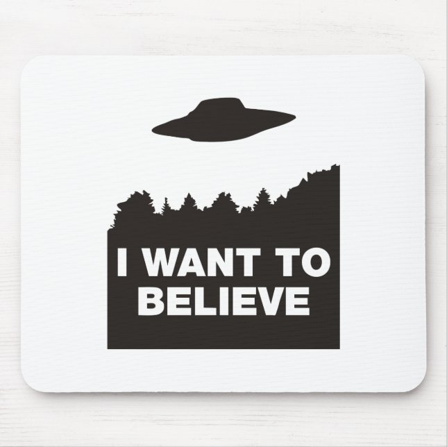 Jag önskar att tro musmatta (Framsidan)