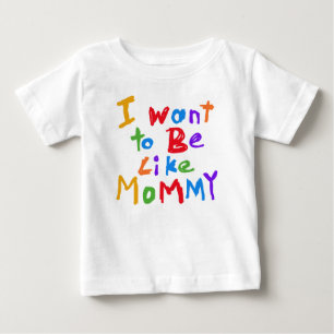 Jag önskar att vara den lika mammaT-tröja T Shirt