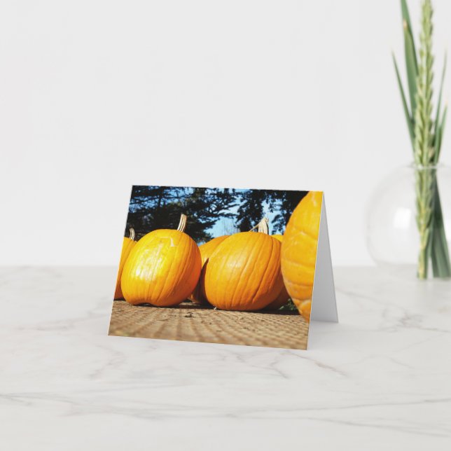 Jag önskar att vara en jack o lantern kort (Framsida)