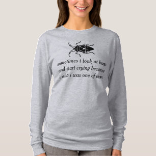 jag önskar att vara en krypskjorta t-shirt