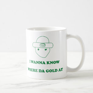 Jag önskar att veta var Da-guld på Kaffemugg
