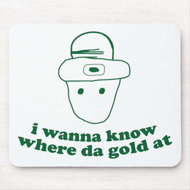 jag önskar att veta var da-guld på musmatta (Framsidan)