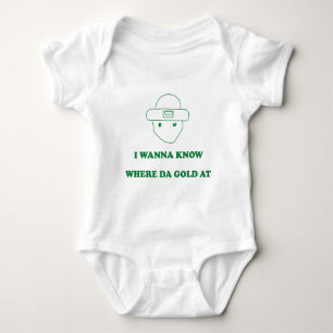 Jag önskar att veta var Da-guld på T Shirt