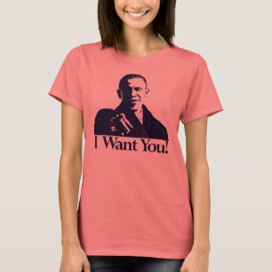 Jag önskar dig! Barack Obama skjorta T-shirt