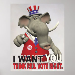 Jag önskar dig - den röda tänkan röstar rätt poster