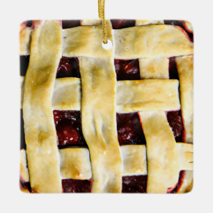 Jag önskar dig en Berry God jul Funny Food Pun Julgransprydnad Keramik