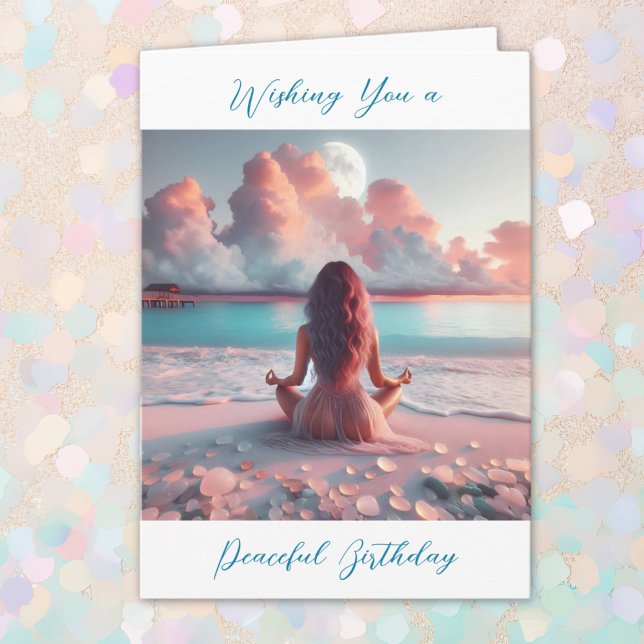 Jag önskar dig en fredlig födelsedag i Kärlek full Kort (Skapare uppladdad)
