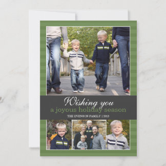 Jag önskar dig en glad julhelg | 5x7 | Platt Julkort