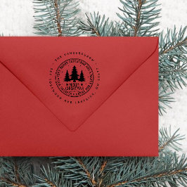 Jag önskar dig en mycket God jul Returadress Självfärgande Stämpel