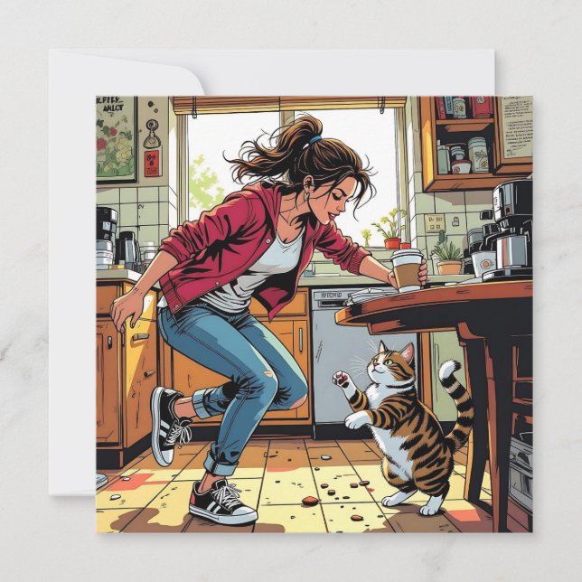 Jag önskar dig en Stressande dag! | Lustig Vänskap (Framsida)