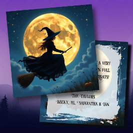 Jag önskar dig en Wicked Halloween | Witch Kort