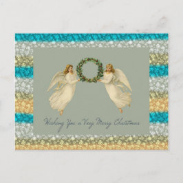 Jag önskar dig ett mycket God jul Card Änglar Helg Vykort