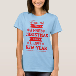 Jag önskar dig God jul och Gott nytt år T Shirt