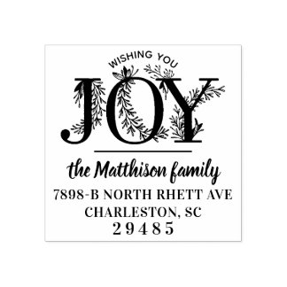 Jag önskar dig lycka till i Helgdag jul Adress Stämpel