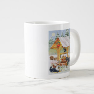 Jag önskar dig lycka till jumbo mugg