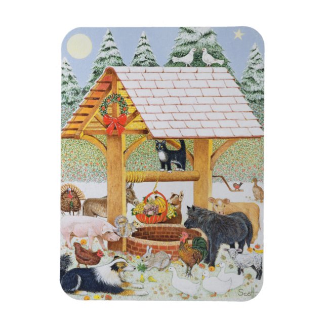 Jag önskar dig lycka till magnet (Vertikal)