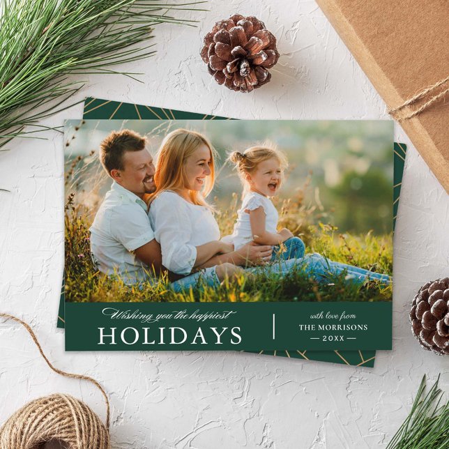Jag önskar dig lycka till med Helgdagarna Photo Julkort (Skapare uppladdad)