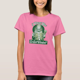 Jag önskar dig! Skräddarsy st patrick's dayskjor T Shirt