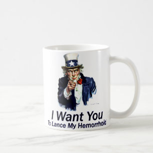 Jag önskar dig: Till lancen min Hemorrhoid Kaffemugg