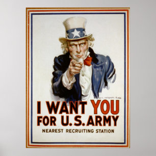 Jag önskar dig - Uncle Sam Poster