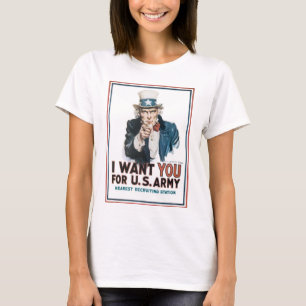 Jag önskar dig Uncle Sam T Shirt