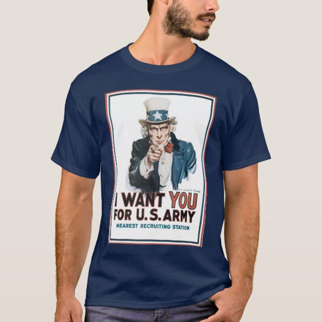 Jag önskar dig Uncle Sam Tröja (Framsida)