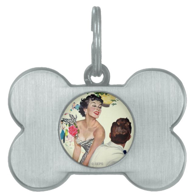 Jag önskar en man namnbricka husdjur (Framsidan)