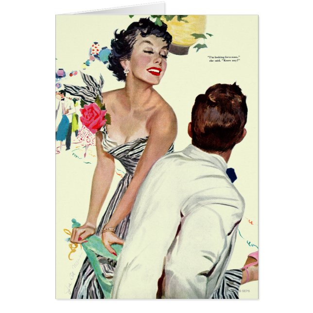 Jag önskar en man OBS kort (Framsidan)