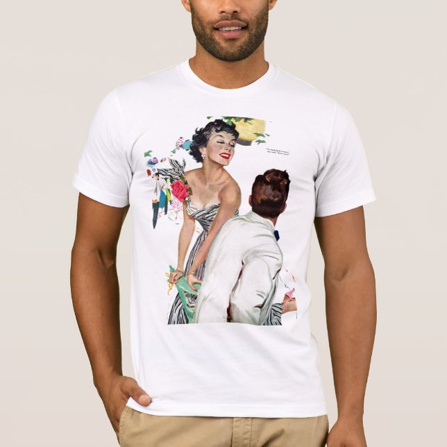 Jag önskar en man tee shirt (Framsida)