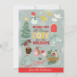 Jag önskar er all mysigt jul i sak julkort