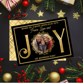 Jag önskar er Julhelg Peace Kärlek och Joy Julkort