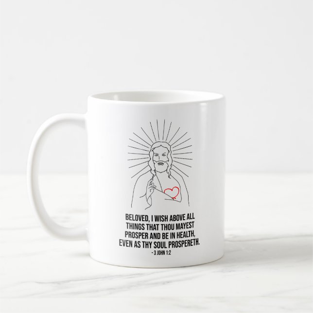 Jag önskar framför allt Sak.. kristen Kaffemugg (Vänster)