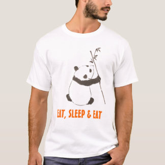 Jag önskar I-förmiddagen en panda Tee Shirt